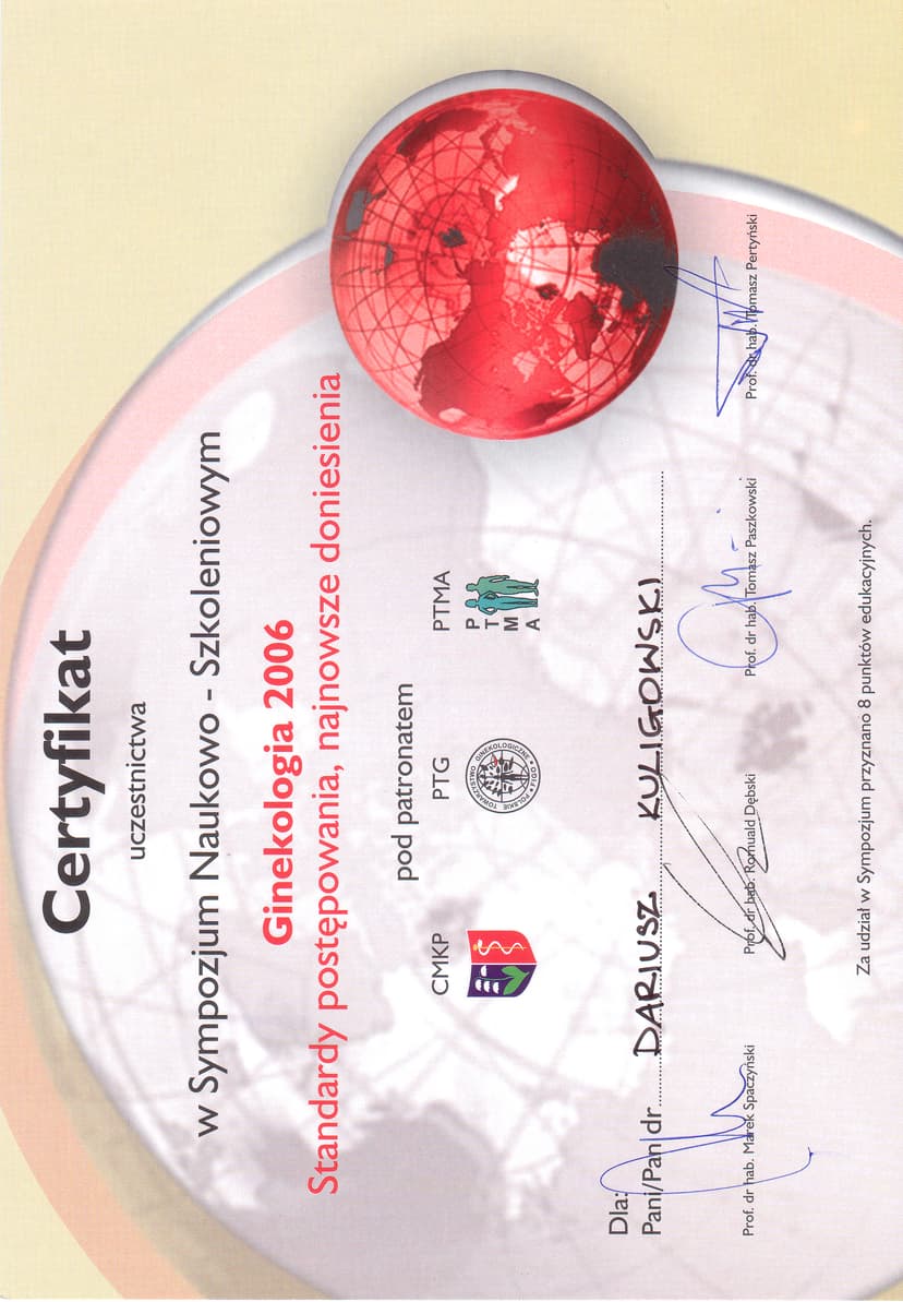 Standardy postępowania 2006